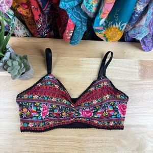 ✨ Spell Bralette Hotel Paradiso ✨ Jet (Black) ✨ L